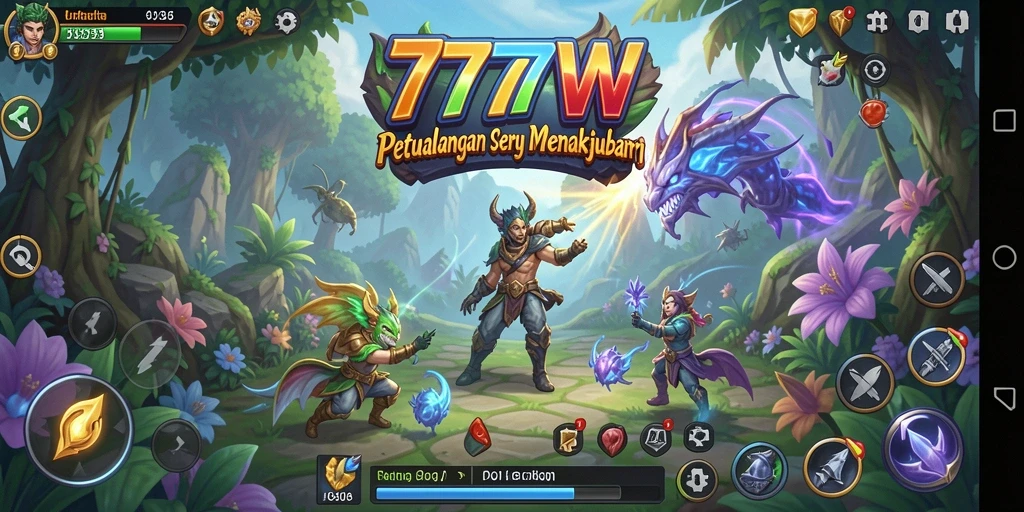 Tampilan gameplay <strong>7777W</strong> yang memukau dan mendebarkan.
