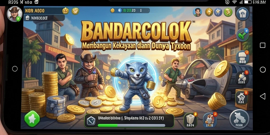 Tampilan gameplay seru dari BANDARCOLOK yang menunjukkan strategi Tycoon.