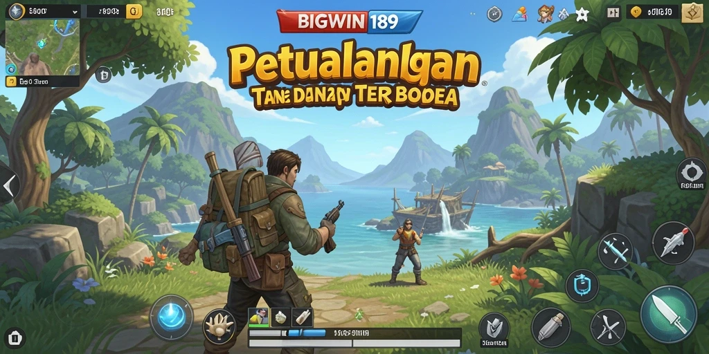 Tampilan gameplay penuh aksi di dunia terbuka BIGWIN189.