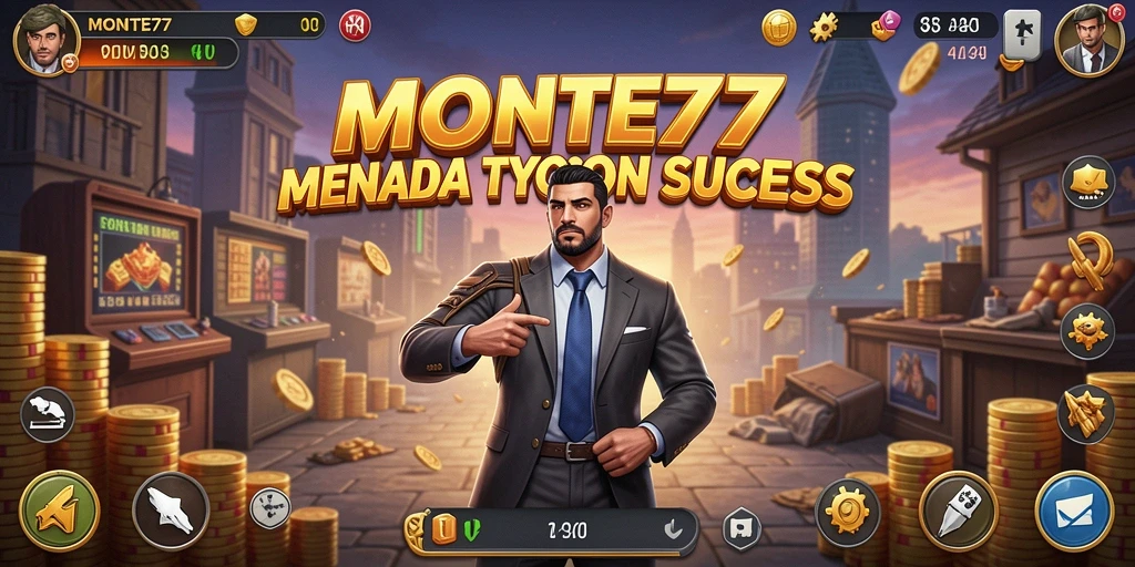 Tampilan gameplay seru di MONTE77 menjadikan pengalaman Tycoon semakin nyata.