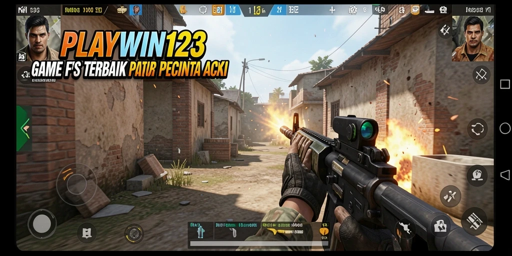 Tampilan gameplay seru dan mendebarkan dari PLAYWIN123.
