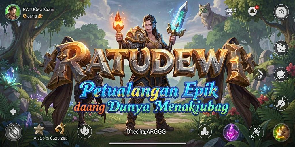 Gameplay menakjubkan dan aksi seru dalam RATUDEWI.