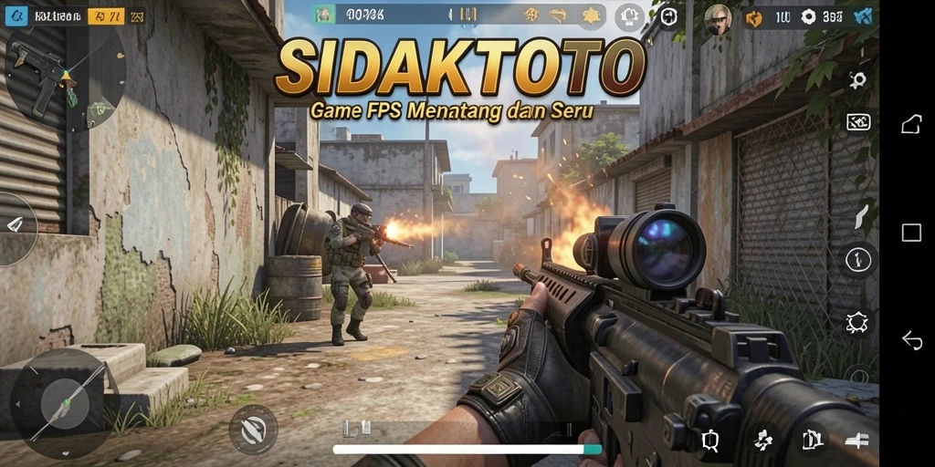 Gameplay intens di <strong>SIDAKTOTO</strong> dengan aksi tembak-menembak yang seru.